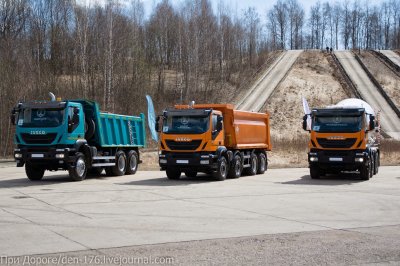 Компания Iveco продемонстрировала обновленные грузовики Iveco Trakker